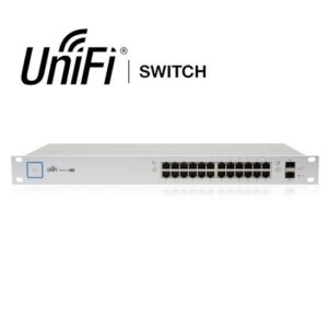 Ubiquiti UniFi Switch 24-port Managed PoE+ Gigabit Switch with SFP, 250W PoE Budget, GEN1