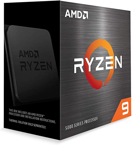 AMD Ryzen 9 5950X Zen 3 CPU 16C/32T TDP 105W Boost Up To 4.9GHz Base 3.4GHz Total Cache 72MB No Cooler (RYZEN5000)(AMDCPU)