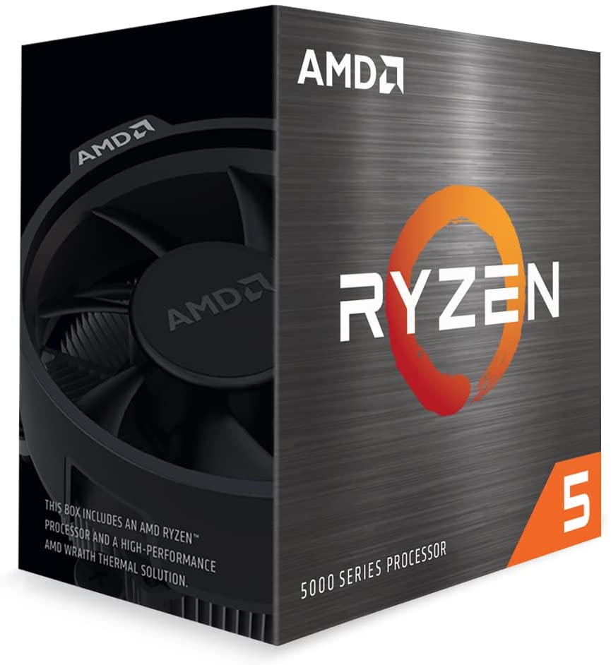 AMD Ryzen 5 5500, 6-Core/12 Threads UNLOCKED, Max Freq 4.20GHz, 19MB Cache Socket AM4 65W, With Wraith Stealth cooler (RYZEN5000)(AMDCPU)