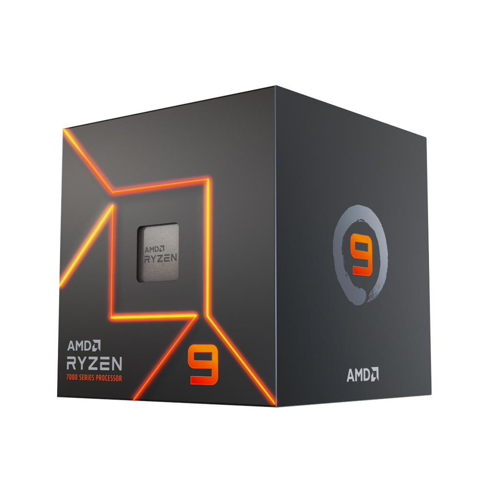 AMD Ryzen 9 7900 12 Cores / 24 Threads, 65 watts, Max Freq 5.4Ghz, 76MB Cache, Wraith Prism Cooler  Radeon Graphics