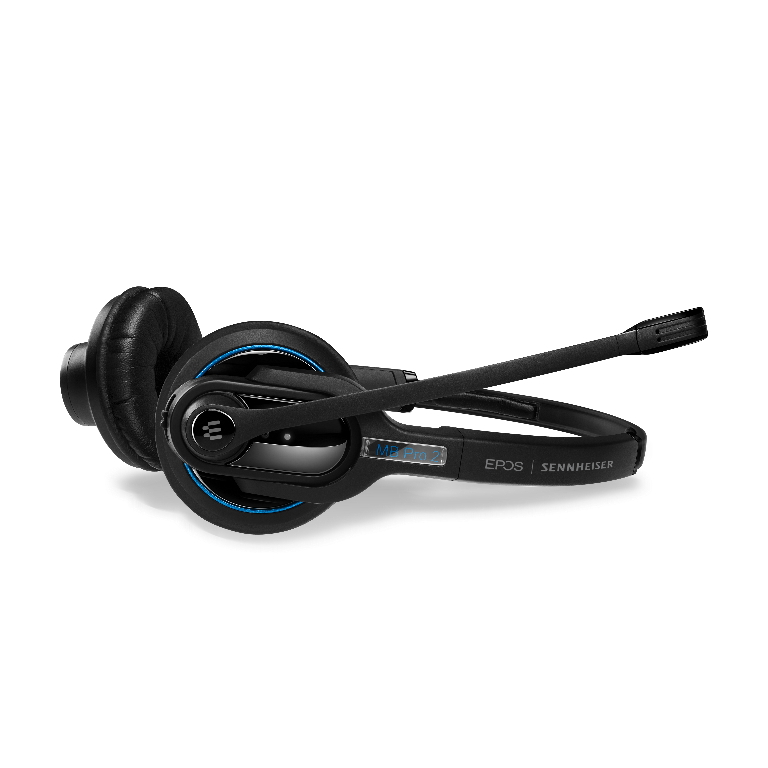 EPOS | Sennheiser IMPACT MB Pro2 UC ML Bluetooth 4.0 Headset with Desk USB Stand, Binaural, Noise Cancelling Mic, Upto 15 Hours Talk, Teams Certified