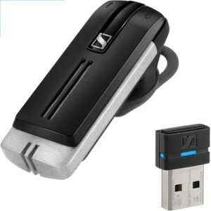 EPOS | Sennheiser Premium Bluetooth UC Headset for Mobile and Office applications on Lync. Includes BTD 800 dongle, Black