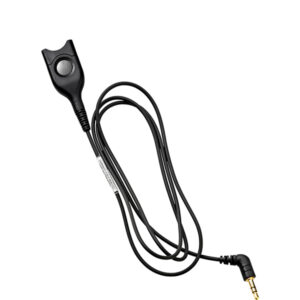 EPOS | Sennheiser DECT/GSM Cable: EasyDisconnect with 60 cm cable to 2.5mm - 3 Pole jack plug To use with a DECT  GSM phone featuring a 2.5 mm - 3 po