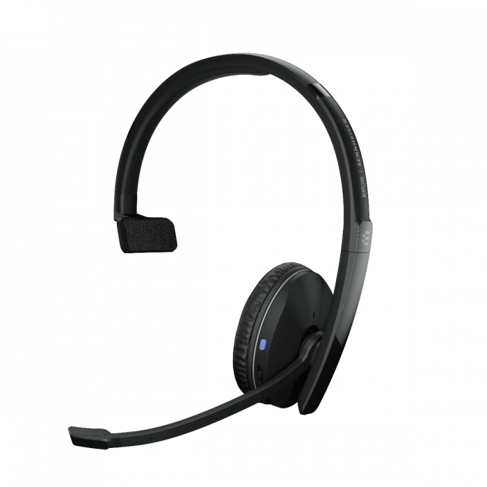 EPOS Adapt 230 Mono Bluetooth Headset, Works with Mobile / PC, Microsoft Teams and UC Certified, upto 27 Hour Talk Time, Folds Flat, 2Yr -USB -A