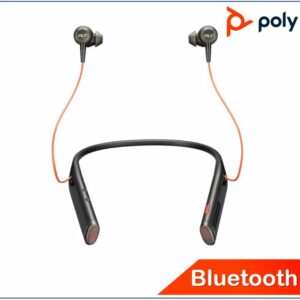 Plantronics/Poly Voyager B6200 UC headset, Bluetooth, ANC, Vibration signals calls/alerts, Premium Hi-fi stereo, SoundGuard, upto 16 hrs listen,9 hrs