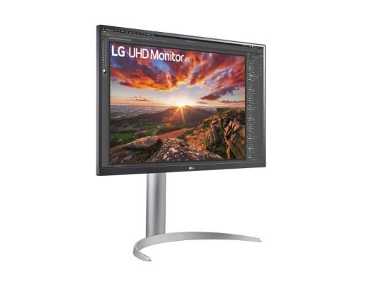 LG 27" IPS 5ms 4K UHD HDR400 FreeSync 3-Side Borderless Monitor w/ArcLine HAS - HDMI,DP, USB Type-C, Speaker, VESA 100mm, Height Adjustable