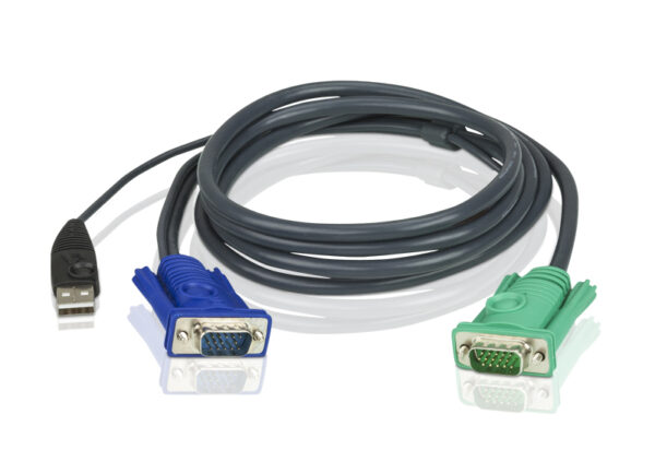 Aten KVM Cable 1.2m with VGA  USB to 3in1 SPHD to suit CS8xU, CS174x, CS13xx, CS17xxA, CS17xxi CL5xxx, CL58xx