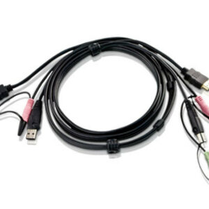 Aten KVM Cable 1.8m with HDMI, USB  Audio to HDMI, USB  Audio