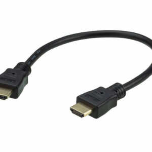 Aten 0.3m 4K HDMI High Speed Ethernet cable, supports up to 4096 x 2160 @ 60Hz, High quality tinned copper wire with Gold-plated connectors
