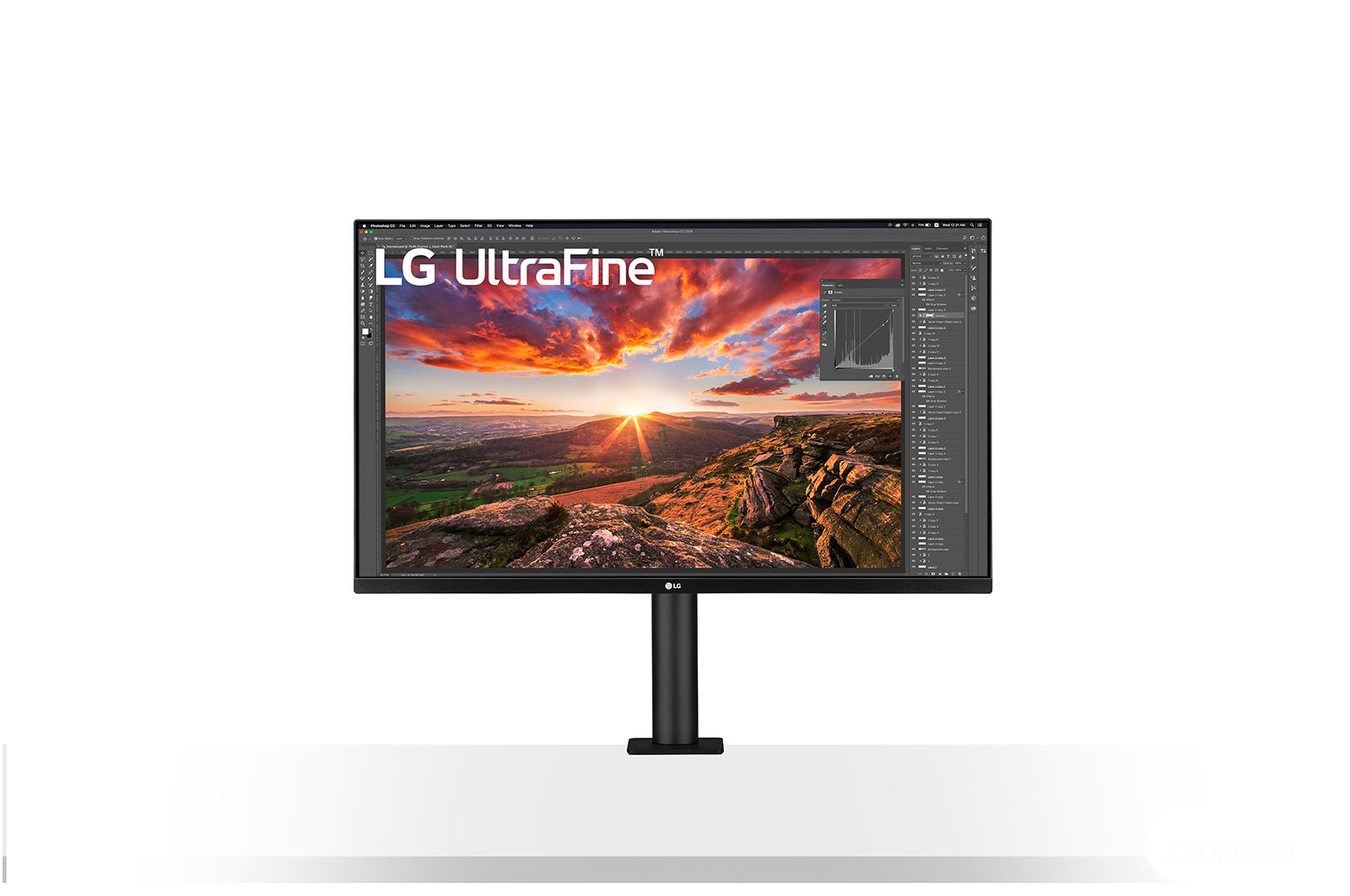 LG 32" Class UltraFine UHD 4K IPS Display Ergo Monitor with HDR10 VESA 100x100
