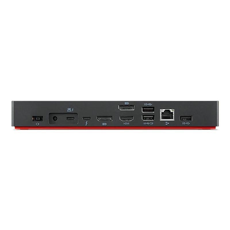 LENOVO ThinkPad Universal Thunderbolt 4 Dock - 1x HDMI 2.1, 2x DisplayPort, 4x USB, 1x USB-C, 1x  Gigabit Ethernet, 100W Power Delivery, Power Button