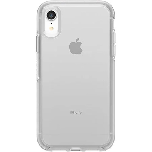 OtterBox Symmetry Clear Apple iPhone XR Case Clear - (77-59875), Antimicrobial, DROP+ 3X Military Standard,Raised Edges,Ultra-Sleek,Durable Protection
