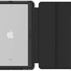OtterBox Symmetry Folio Apple iPad (10.2") (9th/8th/7th Gen) Case Starry Night (Black/ Clear/ Grey) (77-62044), Multi-Position Stand, Pencil Holder