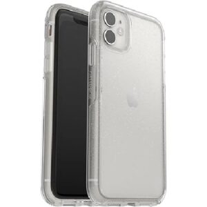 OtterBox Symmetry Clear Apple iPhone 11 Case Stardust (Glitter) - (77-62475), Antimicrobial, DROP+ 3X Military Standard, Raised Edges, Ultra-Sleek