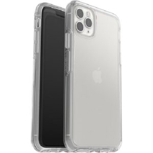 OtterBox Symmetry Clear Apple iPhone 11 Pro Max / iPhone Xs Max Case Clear - (77-62598), Antimicrobial, DROP+ 3X Military Standard, Raised Edges