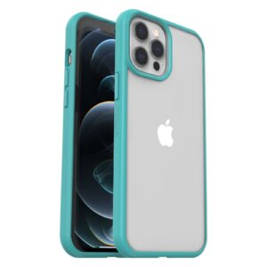 OtterBox React Apple iPhone 12 Pro Max Case Sea Spray (Clear/Blue) - (77-80164),Antimicrobial,DROP+ Military Standard,Raised Edges,Hard Case,Soft Grip