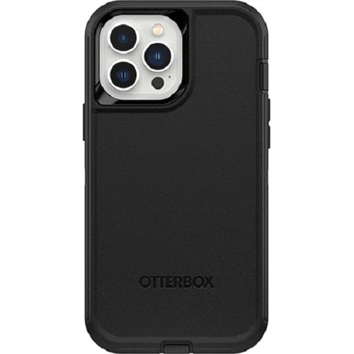 OtterBox Defender Apple iPhone 13 Pro Max / iPhone 12 Pro Max Case Black – (77-83430), DROP+ 4X Military Standard, Multi-Layer,Included Holster,Rugged