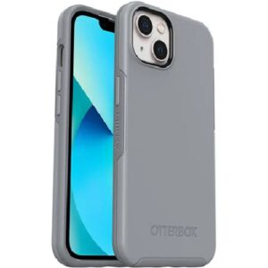 OtterBox Symmetry Apple iPhone 13 Case Resilience Grey - (77-85345), Antimicrobial, DROP+ 3X Military Standard, Raised Edges, Ultra-Sleek
