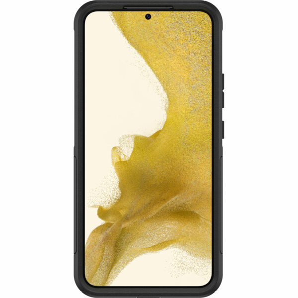 OtterBox Commuter Samsung Galaxy S22+ 5G (6.6") Case Black - (77-86390), Antimicrobial, DROP+ 3X Military Standard,Dual-Layer,Raised Edges,Port Covers