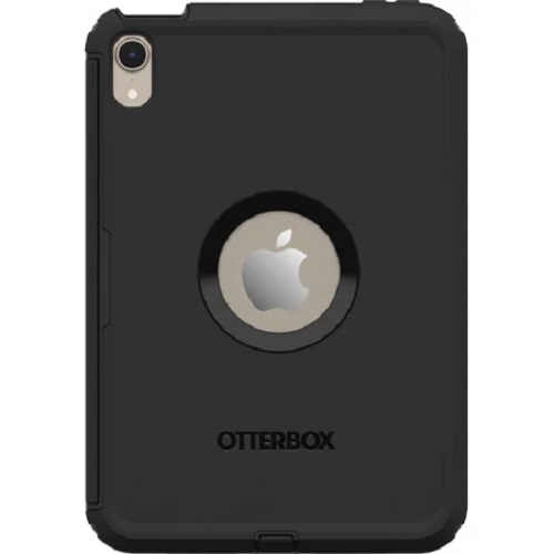 OtterBox Defender Apple iPad Mini (8.3″) (6th Gen) Case Black – (77-87476), DROP+ 2X Military Standard, Built-in Screen Protection, Multi-Position