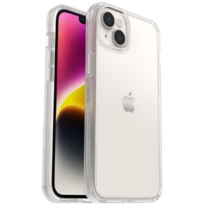 OtterBox Symmetry Clear Apple iPhone 14 Plus Case Clear - (77-88581), Antimicrobial, DROP+ 3X Military Standard, Raised Edges, Ultra-Sleek