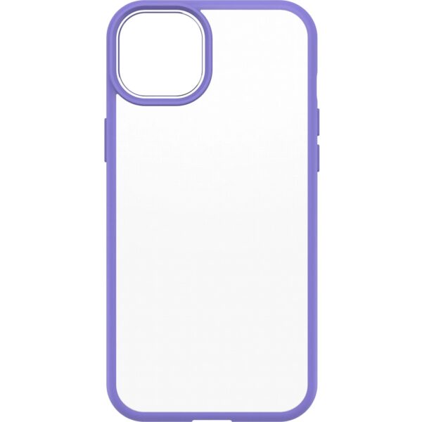 OtterBox React Apple iPhone 14 Plus Case Purplexing (Purple) - (77-88878), Antimicrobial, DROP+ Military Standard, Raised Edges, Hard Case, Soft Grip