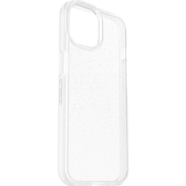OtterBox React Apple iPhone 14 Case Stardust (Clear Glitter) - (77-88888), Antimicrobial, DROP+ Military Standard, Raised Edges, Hard Case, Soft Grip