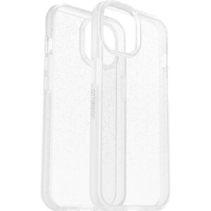 OtterBox React Apple iPhone 14 Case Stardust (Clear Glitter) - (77-88888), Antimicrobial, DROP+ Military Standard, Raised Edges, Hard Case, Soft