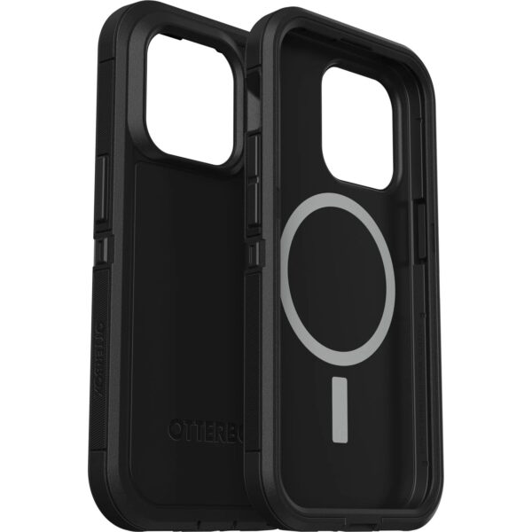 OtterBox Defender XT MagSafe Apple iPhone 14 Pro Case Black - (77-89118), DROP+ 5X Military Standard, Multi-Layer, Raised Edges, Port Covers, Rugged