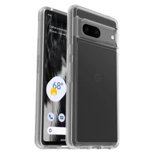 OtterBox Symmetry Clear Google Pixel 7 5G (6.3") Case Clear - (77-89610), Antimicrobial, DROP+ 3X Military Standard, Raised Edges, Ultra-Sleek