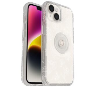 OtterBox Otter + Pop Symmetry Clear Apple iPhone 14 / iPhone 13 Case Flower Of The Month (Clear) - (77-89714),Antimicrobial,DROP+ 3X Military Standard