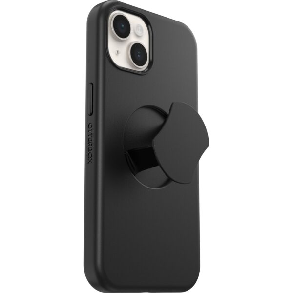 OtterBox OtterGrip Symmetry MagSafe Apple iPhone 14 / iPhone 13 Case Black - (77-89851),Antimicrobial,DROP+ 3X Military Standard,Integrated Grip,Sleek