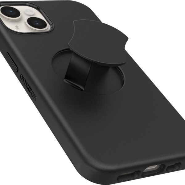 OtterBox OtterGrip Symmetry MagSafe Apple iPhone 14 / iPhone 13 Case Black - (77-89851),Antimicrobial,DROP+ 3X Military Standard,Integrated Grip,Sleek