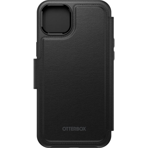 OtterBox Folio MagSafe Apple iPhone 14 Plus Case Black - (77-90222),Strong Magnetic Alignment,Cards Slots,Protects Screen,Synthetic Leather,Soft