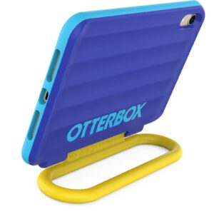 OtterBox EasyClean Apple iPad Mini (8.3") (6th Gen) Case with Screen Protector Blued Together (Blue) - (77-90398), DROP+ Military Standard