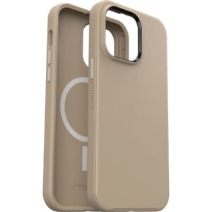 OtterBox Symmetry+ MagSafe Apple iPhone 14 Pro Max Case Don't Even Chai (Brown) (77-90759), Antimicrobial, DROP+ 3X Military Standard, Raised Edges
