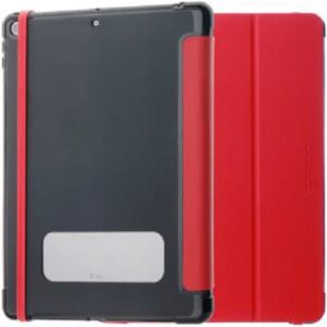 OtterBox React Folio Apple iPad (10.2") (9th/8th/7th Gen) Case Red - (77-92196), DROP+ Military Standard, Pencil Holder, Multi-Position Stand