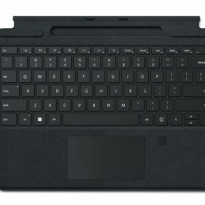 Microsoft Surface Pro 9/8/X Signature Mechanical  Backlit Key Large Trackpad Cover -  Black