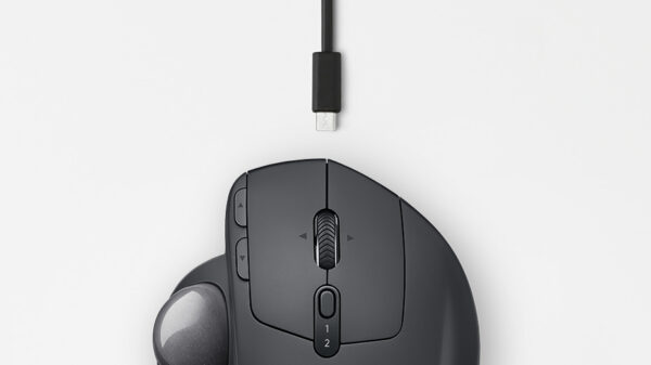 Logitech MX Ergo Wireless Bluetooth Trackball Mouse Customized Comfort 2048DPI 2.4GHz wireless 8 Buttons Rechargeable battery