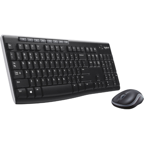 Logitech MK270R Wireless Keyboard and Mouse Combo 2.4GHz Wireless Compact Long Battery Life 8 Shortcut keys