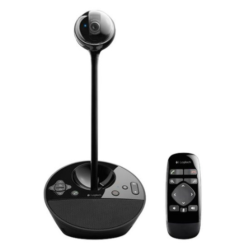 Logitech BCC950 Conference Camera – Webcam, speakerphone, remote for groups of 1-4 people