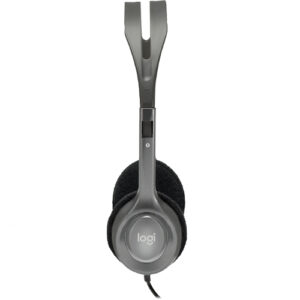 Logitech H110 Stereo Headset Over-the-head Headphones 3.5mm Versatile Adjustable Microphone for PC Mac