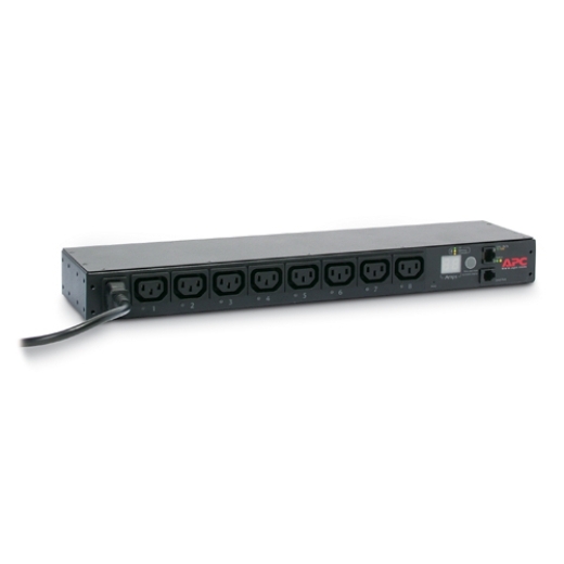 APC Netshelter Switched Rack PDU, 1U, 230V/10A C14 Cord Input, 8x IEC C13 Outlets