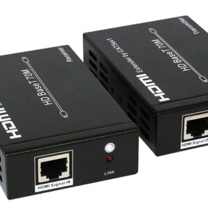 Astrotek HDMI Extender over RJ45 CAT5 CAT6 LAN Ethernet Network Converter Splitter for Foxtel Support 40m 4Kx 2K@30hz or 70m 1080p - a pair
