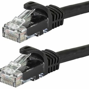 Astrotek CAT6 Cable 0.25m/25cm - Black Color Premium RJ45 Ethernet Network LAN UTP Patch Cord 26AWG CU Jacket