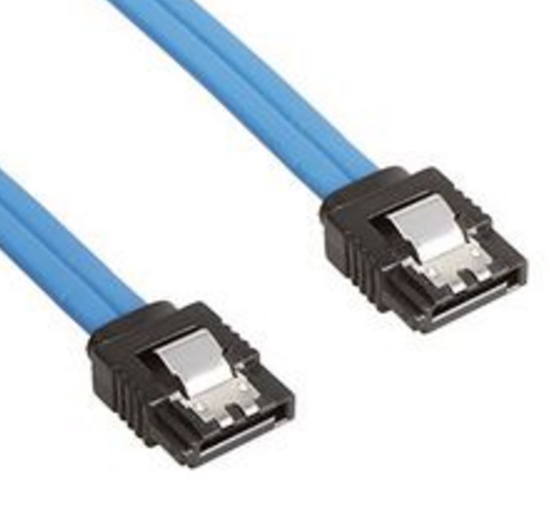 Astrotek SATA 3.0 Data Cable Male to Male Straight 180 to 180 Degree with Metal Lock 26AWG Blue ~CB8W-FC-5080