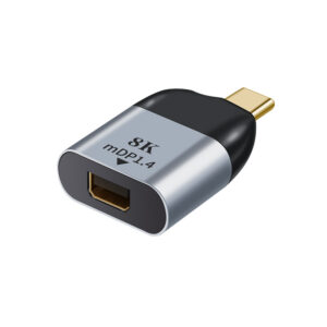 Astrotek USB-C to Mini DP DisplayPort Male to female adapter support 8K@60Hz 4K@60Hz for iPad Pro Macbook Air Samsung Galaxy MS Surface Dell XPS