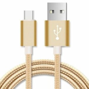 Astrotek 2m Micro USB Data Sync Charger Cable Cord Gold Color for Samsung HTC Motorola Nokia Kndle Android Phone Tablet  Devices
