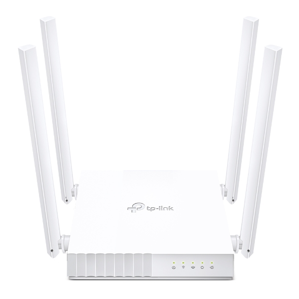 TP-Link Archer C24 AC750 Dual-Band Wi-Fi Router 2.4GHz 300Mbps 5GHz 433Mbps 4xLAN 1xWAN 4xAntennas, WPS, Router Access Point and Range Extender Modes