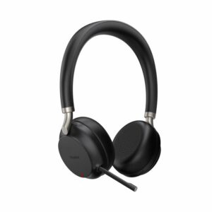 Yealink BH72 Bluetooth Wireless Stereo Headset, Black, USB-A, Supports Wireless Charging, Rectractable Microphone, 40 hours battery life